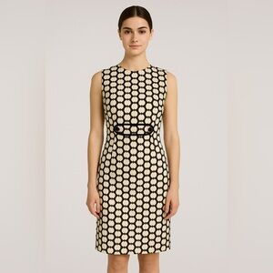 Tory Burch Clea Polka Dot Dress in Brown/ Size 6